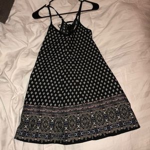 Spaghetti strap flow dress